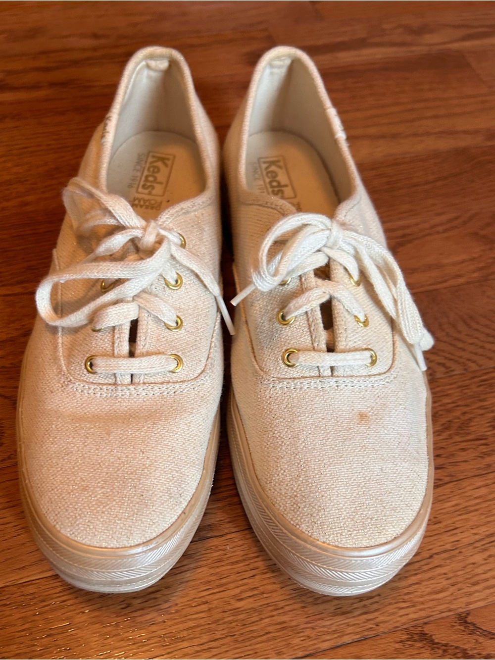 Keds Triple Shimmer Platform Sneaker SZ 9.5 - Picture 4 of 9